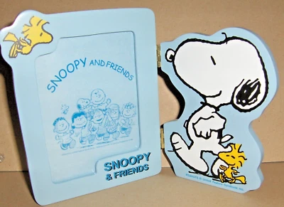 neu: Bilderrahmen Fotorahmen, Snoopy, Peanuts, zum Hinstellen, Holz, klappbar (1 - Bild 1 von 4