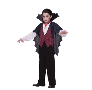 Costume Halloween Vampiro per Bambini Ragazzo Taglia S (6/7) Nuovo con etichette - Foto 1 di 3