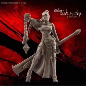 Raging Heroes - Sisters of the Orphanage Blade Maiden Resin Miniature - Picture 1 of 2