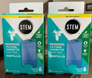 (2 PACK = 4 refills ) STEM Flying Insects Light Trap Refill Cartridges ONLY - Picture 1 of 4