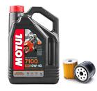 Motul 7100 10W40 4T 4L Oil & Filter For Suzuki M50 B K5-6 Boulevard Black 05-06