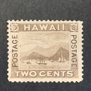 52041 Hawaii US Stamp Scott #75 2c UNH Very Light Cancel See Pic - Picture 1 of 2
