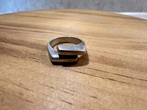 Anillo de plata de ley 925 para hombre talla 7 - Imagen 1 de 6