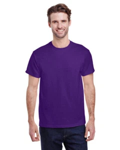 Gildan G500 Men's Heavy Cotton Plain Solid Short Sleeve Casual Blank T-Shirt - Picture 1 of 59