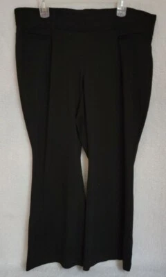 Fashion Bug Womens Pants Size 2X Black - Image 1 of 4