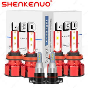For 2021 2022 Chevrolet Silverado 2500 3500 LED Headlight hi/lo+Fog light Bulbs - Picture 1 of 12