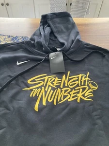 MENS Nike NBA Playoffs Golden State Warriors Strength In Numbers Hoodie XXL NWT - Picture 1 of 8