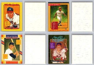 Donruss Puzzle Cards Lot - Warren Spahn Willie Stargell Musial Yastrzemski HOF - Picture 1 of 1