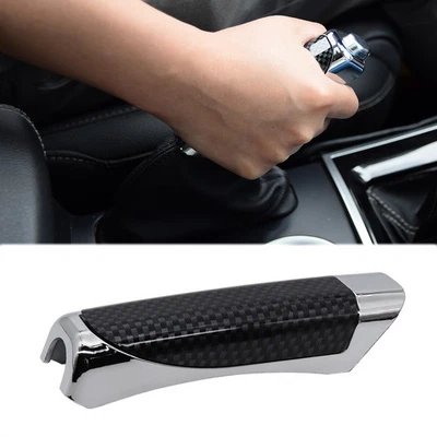 Car HandBrake Protect Decoration Cover Accessories Black Universal Interior Part - Image 1 of 4