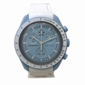 Omega x Swatch Speedmaster Mission Two Uranus SO33L100 Quarzuhr Armbanduhr F - Bild 1 von 9