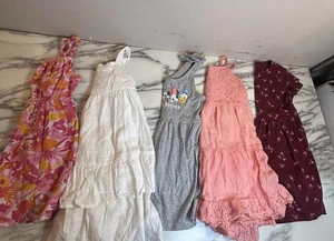 Girls Dress Lot Of 5 Size 5/6 Old Navy Disney Art Class Summer Boho Floral - Picture 1 of 7