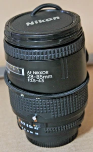 Nikon AF 28-85mm F/3.5-4.5 Zoom Nikkor Wide Angle to Telephoto Lens - Picture 1 of 15
