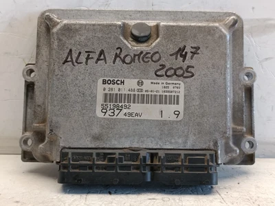 A4824 Centralina Motore Alfa Romeo 147 1.9 JTD 55198492 Bosch 0281011488 - Immagine 1 di 4
