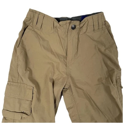 REI Sahara Boy's Convertible Hiking Pants Size XS 6-7 Tan Gorpcore Outdoor - Image 1 of 4