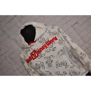 41319 Walt Disney World Hoodie Pullover Mickey Mouse White Size Medium Womens - Picture 1 of 7