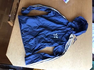 Jacke, Windstopper,Adidas, 80er Jahre, Vintage, Retro, 176, Einheitl. Dunkelblau - Bild 1 von 10