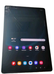 🔥samsung galaxy S9 FE- 10.9 128GB WIFI - cracked screen - Working #235H ✅ - Picture 1 of 6