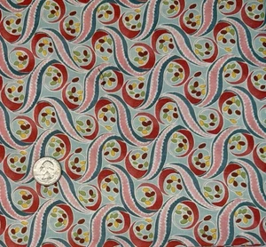 Posh by Chez Moi for Moda Fabrics 3 3/4 Yards Pattern 15882 Swirl S Scroll - Picture 1 of 2