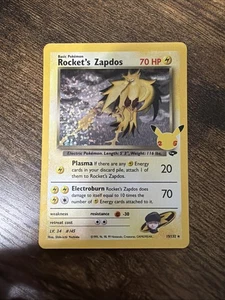 Rocket's Zapdos Classic Collection Celebrations: Classic Collection 15/132 NM - Picture 1 of 2