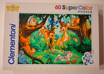 Clementoni Super Color 60 Teile Puzzle/ Disney " Bambi "  33,6 x 23,5 cm - Bild 1 von 4