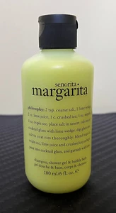 Philosophy Senorita Margarita Shampoo, Shower Gel & Bubble Bath 6oz (Yellow) - Picture 1 of 2