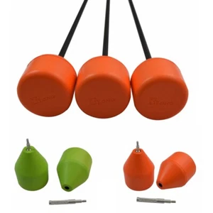3PCS Archery Sponge Safety Foam Arrow Heads Practice Broadheads Shooting Game - Picture 1 of 12