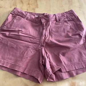 Sonoma Womens Shorts Chino Size 14 Salmon Pink - Picture 1 of 8