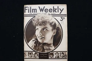 1934 MAY 11 FILM WEEKLY MAGAZINE - KATHERINE HEPBURN COVER - E 24641 - Picture 1 of 2