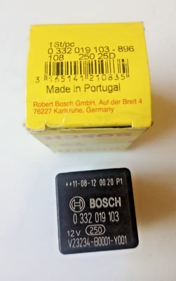 Relé multiusos Bosch 0332019103 Audi Porsche VW (nuevo) Foto 1 de 2