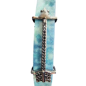 Lg Pave Pfeil Hämatit Folie Charm Schmuck Erinnerungen Geschenk Mode Sammeln halten - Bild 1 von 6