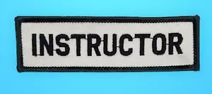 Instructor Patch - Horizontal: 4", Vertical: 1.2" (Sew On) - Picture 1 of 1