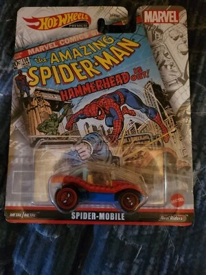 Hot Wheels Retro Entertainment Marvel Spider-Man Spider-Mobile Vehículo Premium  Foto 1 de 4
