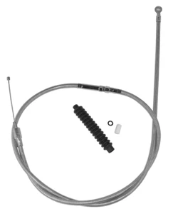 70" Stainless Steel Braided Clutch Cable For 87-06 Harley Dyna Softail FLT 49374 - Picture 1 of 1