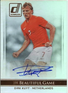 2015 PANINI DONRUSS The Beautiful Game DIRK KUYT 3 Auto cards BASE 99 & 199 NEW - Picture 1 of 3