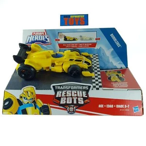 Transformers BUMBLEBEE Rescue Bots racer Playskool Heroes pull back Sports car - Picture 1 of 3