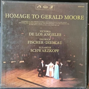 De Los Angeles, Schwarzkopf - Homage To Gerald Moore - box set 2 LPs + libretto - Picture 1 of 3