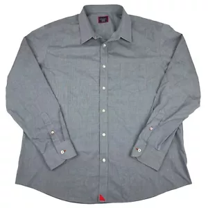 Untuckit Button Up Hemd Herren Größe 2XL Blau Regular Fit Pio Cesare Faltenfrei - Bild 1 von 5