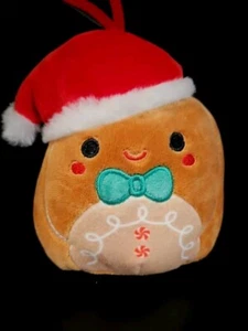Squishmallow Kellytoy 2021 Weihnachten 4 Zoll Jordan der Lebkuchen Plüschtier - Bild 1 von 4