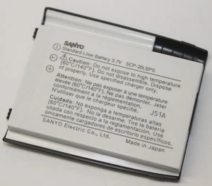 Original OEM Sanyo SCP-20LBPS Lithium-Ion Battery Pack 3.7 Volts for Cellphone - Picture 1 of 1