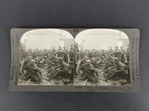 Französische Rekonvaleszenten Die Krüppel kehren nach vorne zurück V18896 Stereoview Foto - Bild 1 von 6