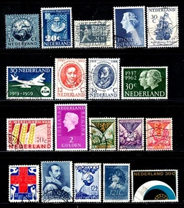 Netherlands Scott #324/471, B9/B102 Used 1925-1969 CV $43.00 ~ C2529 - Picture 1 of 2