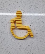 3D printed wheel chair symbol for Disabilities and lifestyle - 3D Printed Model