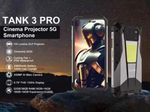 Unihertz Tank 3 Pro 5G 6.79" (16/18)/512GB 200MP 23800mAh Projector - AU Seller - Picture 1 of 11