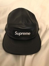 Supreme Leather Black BOGO Cap