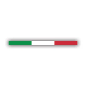Thin Italian Flag Stripe Sticker Decal - Weatherproof - italy european - Bild 1 von 4