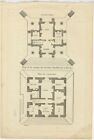 Pl. 11 Antique Print of the Mansion of Viscount Charlemont by Le Rouge (c.1785)