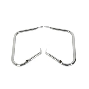 Chrome Saddlebag Guard Bracket Fit For Harley Touring Road Electra Glide 1997-13 - Picture 1 of 8
