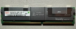 Lot of (4) Hynix 2GB DDR2 PC2-5300F-555- 2Rx8 HYMP125F72CP8N3-Y5 AC-C Server RAM - Picture 1 of 1