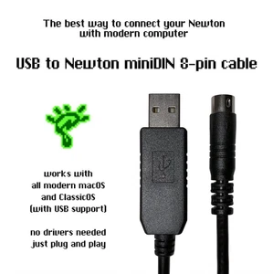 Apple Newton serial-to-USB communication cable - Afbeelding 1 van 1