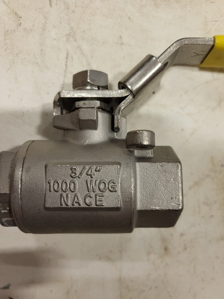 Jomar Valve 3/4" Stainless Steel. T-SS-1001N.  QTY 24 - Image 1 of 4